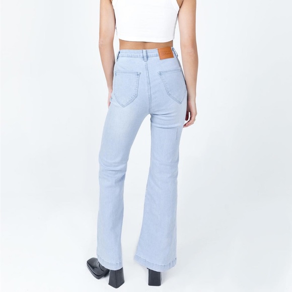 Princess Polly Better With You Jeans Light Wash Denim - Picture 3 of 7